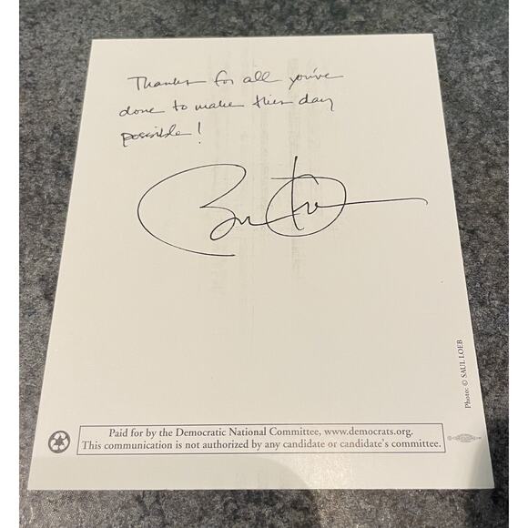 Signed!! Barack Obama Memorabilia - Magazines, Photos. Affordable Care Act Photo - Picture 2 of 13